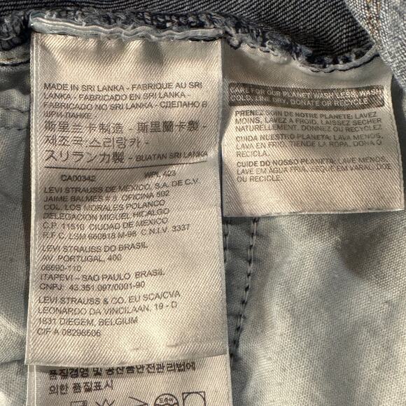 Levi’s 711 Womens SZ 28 Skinny Jeans Distressed Pockets Stretch Zip-Fly Low-Rise - Picture 10 of 12